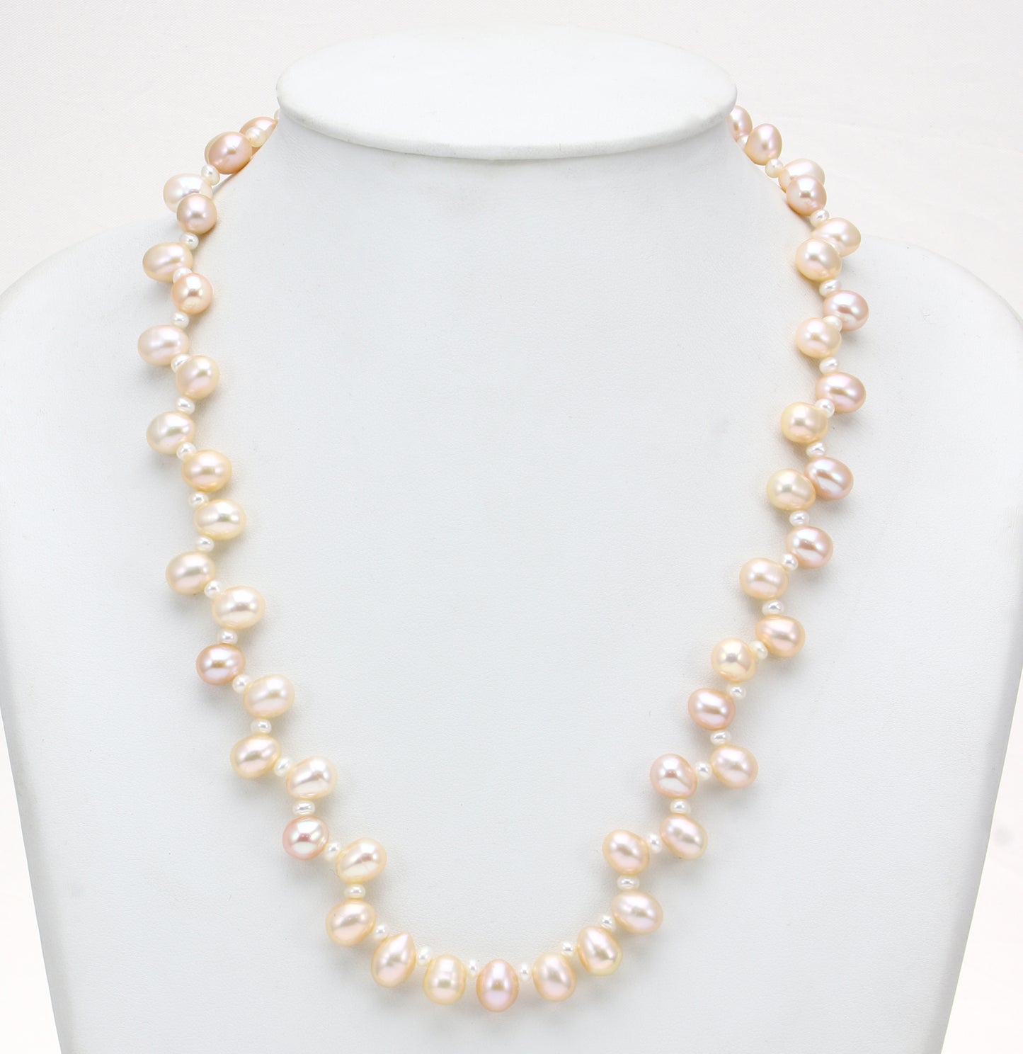 6.0-7.0mm Multicolor Fancy Freshwater Pearl Necklace Set - AA Quality