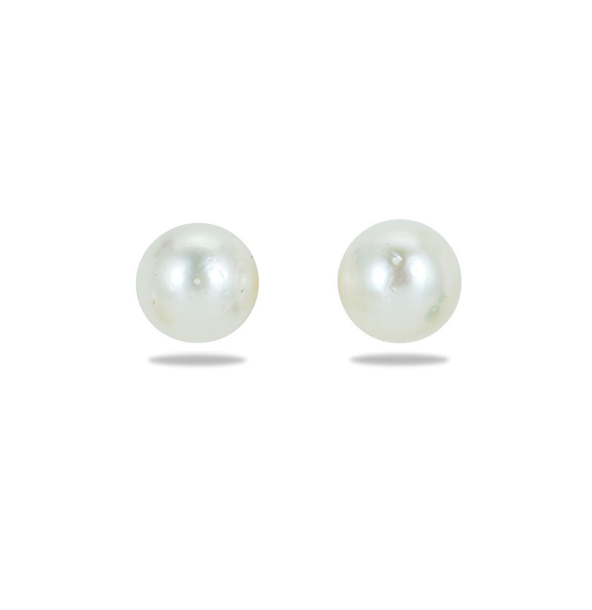 13.0-14.0mm White Saltwater Pearl Stud