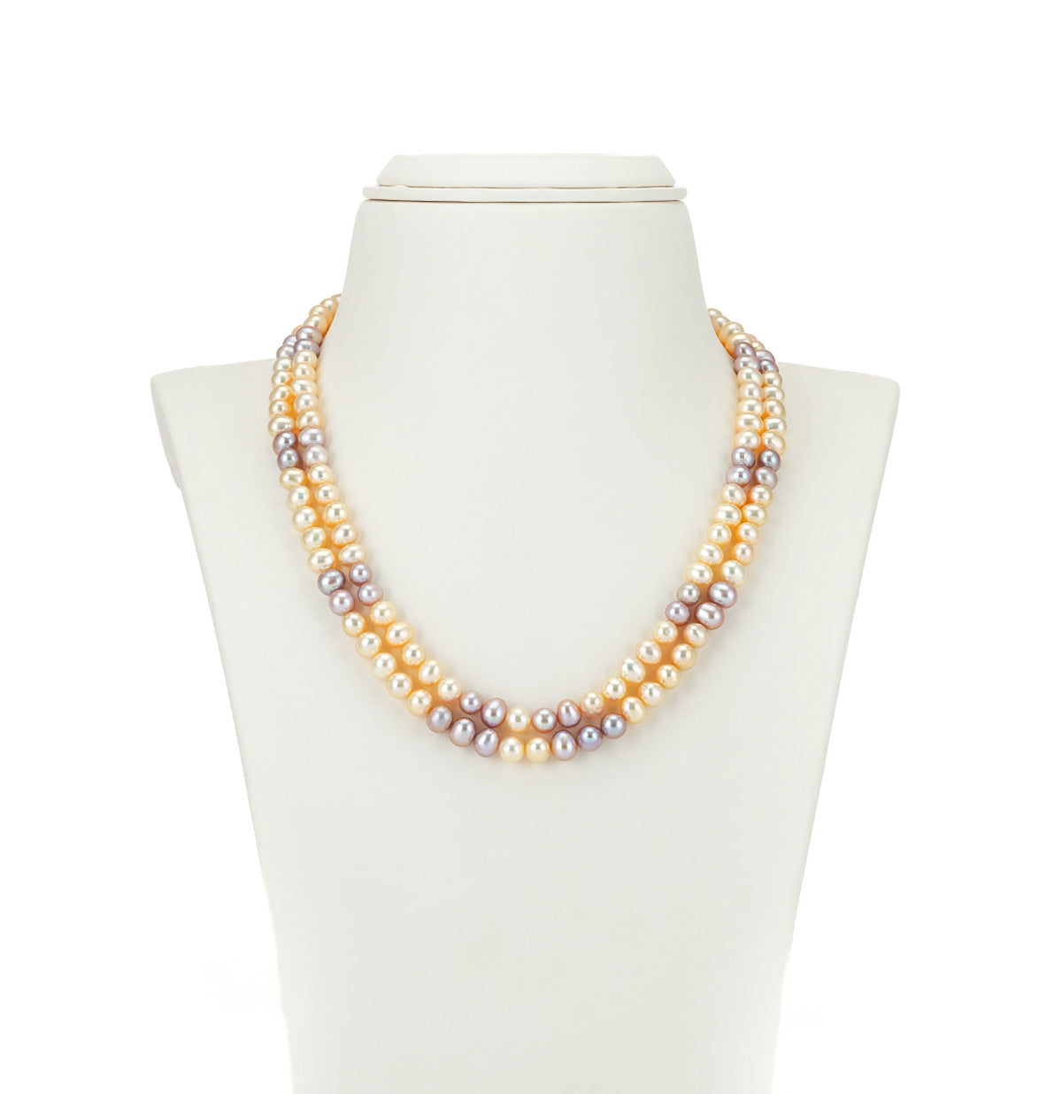 6.0-7.0mm Near Round Multicolor Freshwater Pearl Set - AA Quality
