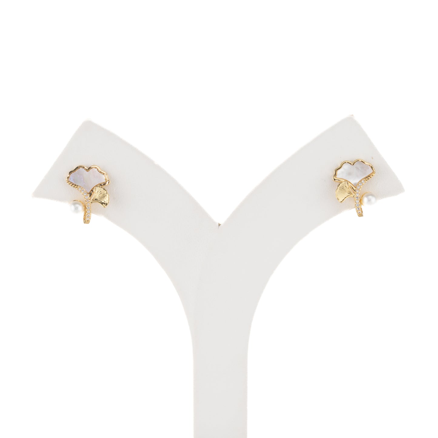Fancy Pearl Stud Earrings