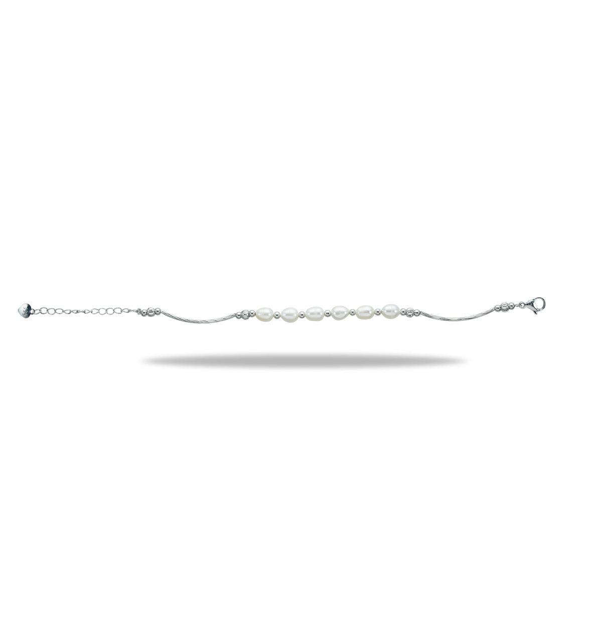 Simple White Pearl Bracelet