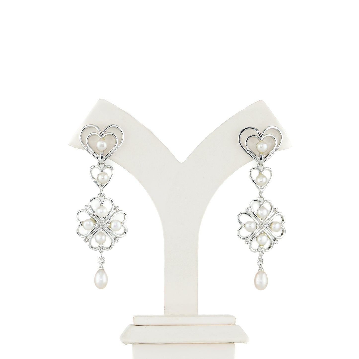 Durable Mix Freshwater Pearl Dangling Earrings