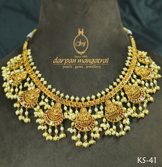Traditional Guttapusalu Necklace
