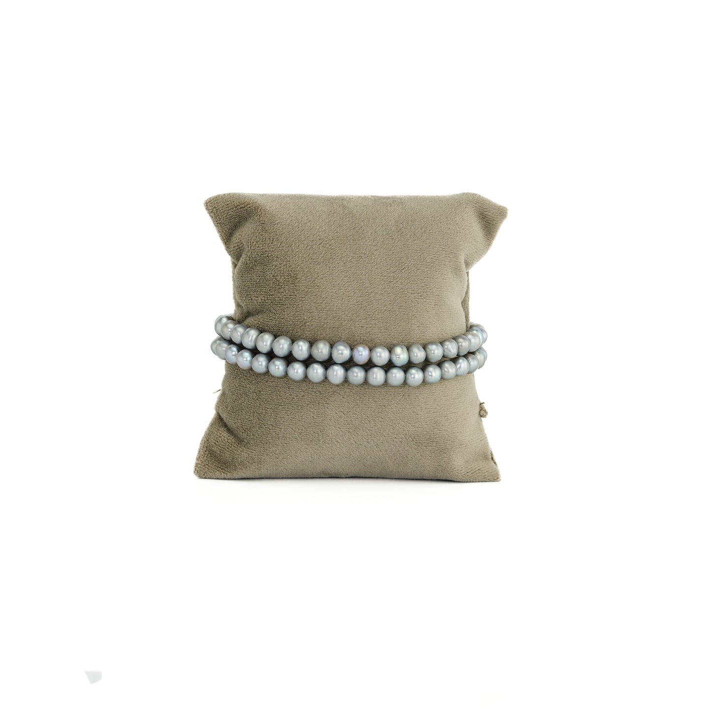 Adorable Round Grey Pearl Bracelets