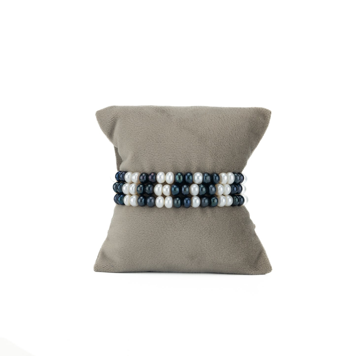 Multicolor Button Freshwater Pearl Bracelet