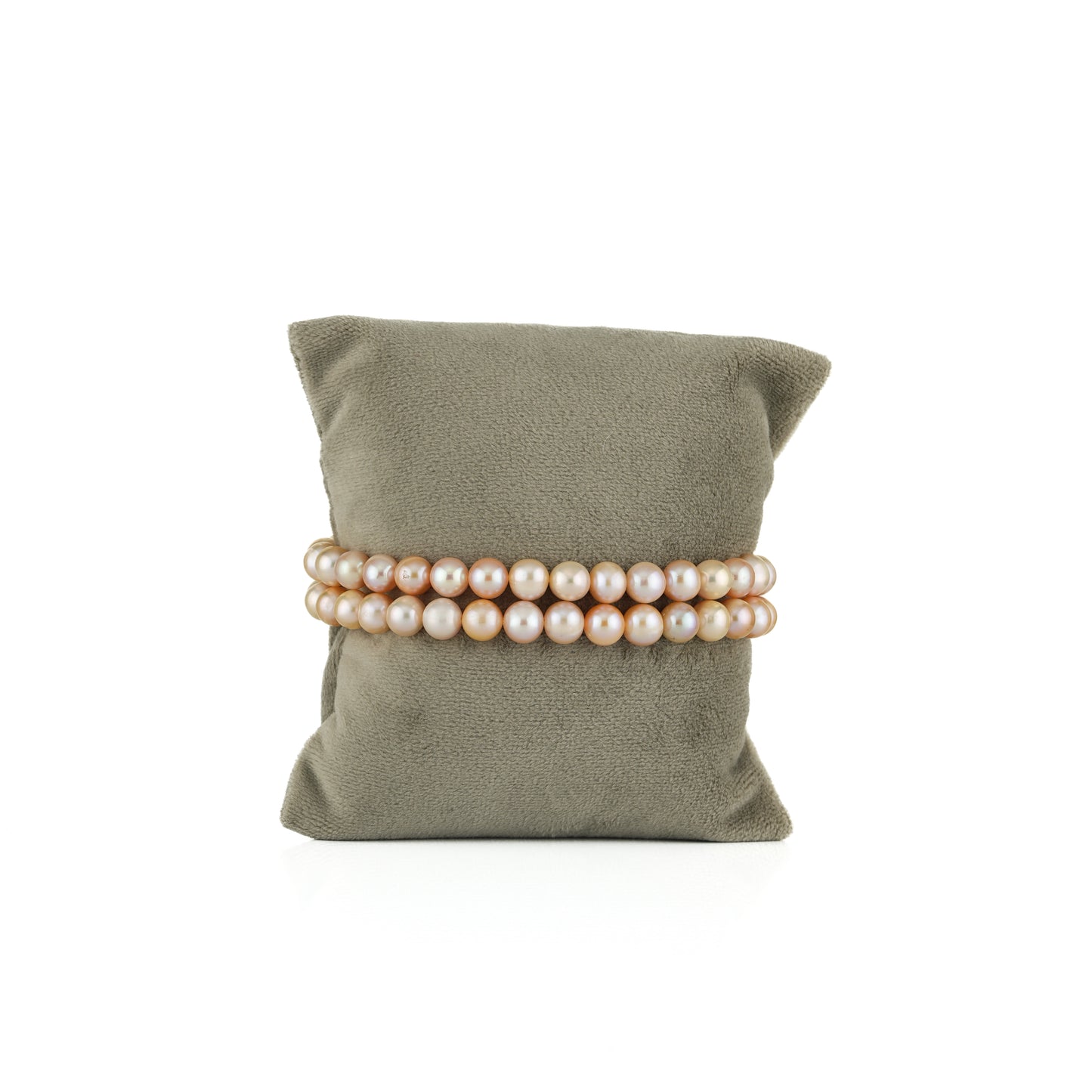 Pink Near Round Freshwater Pearl Bracelet