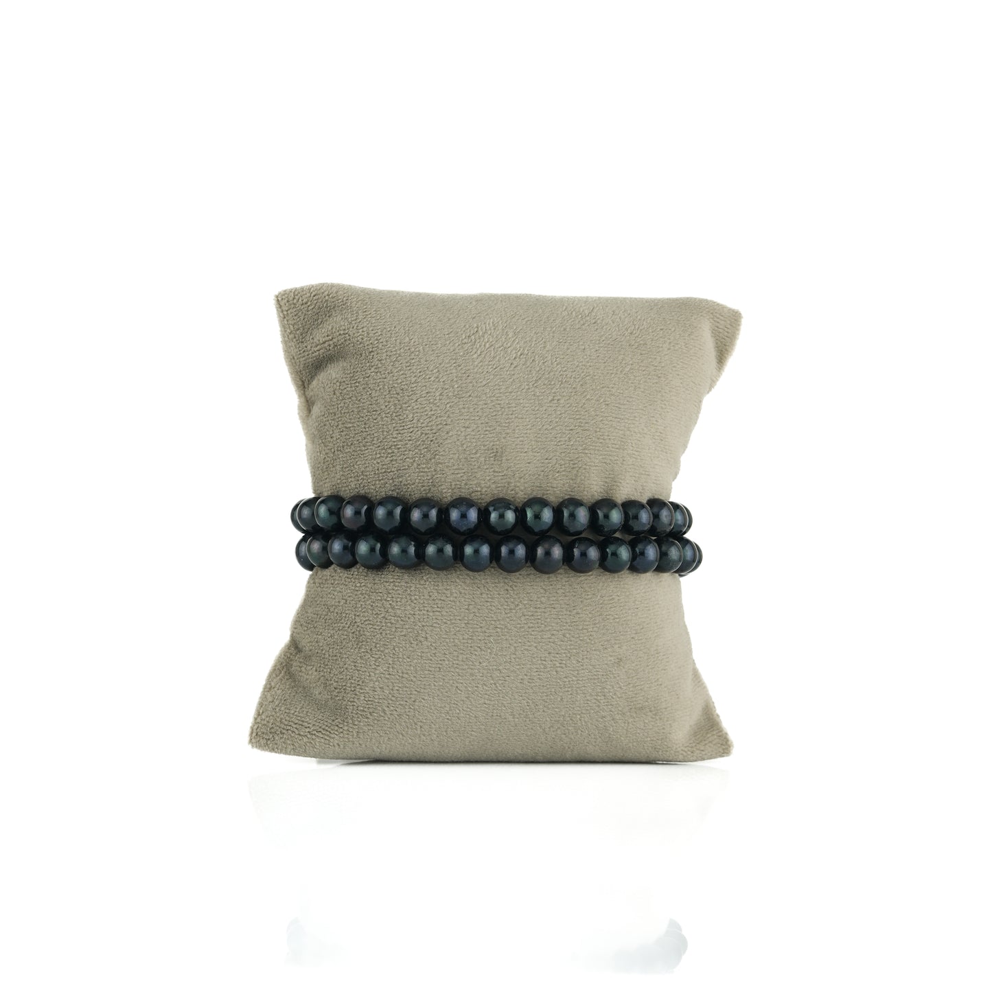 Black Near Round Freshwater Pearl Bracelet