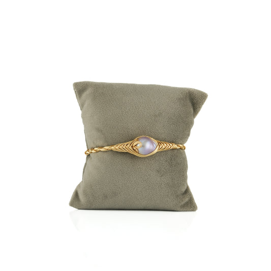 Fancy Multicolor Near Round Freshwater Pearl Bracelet