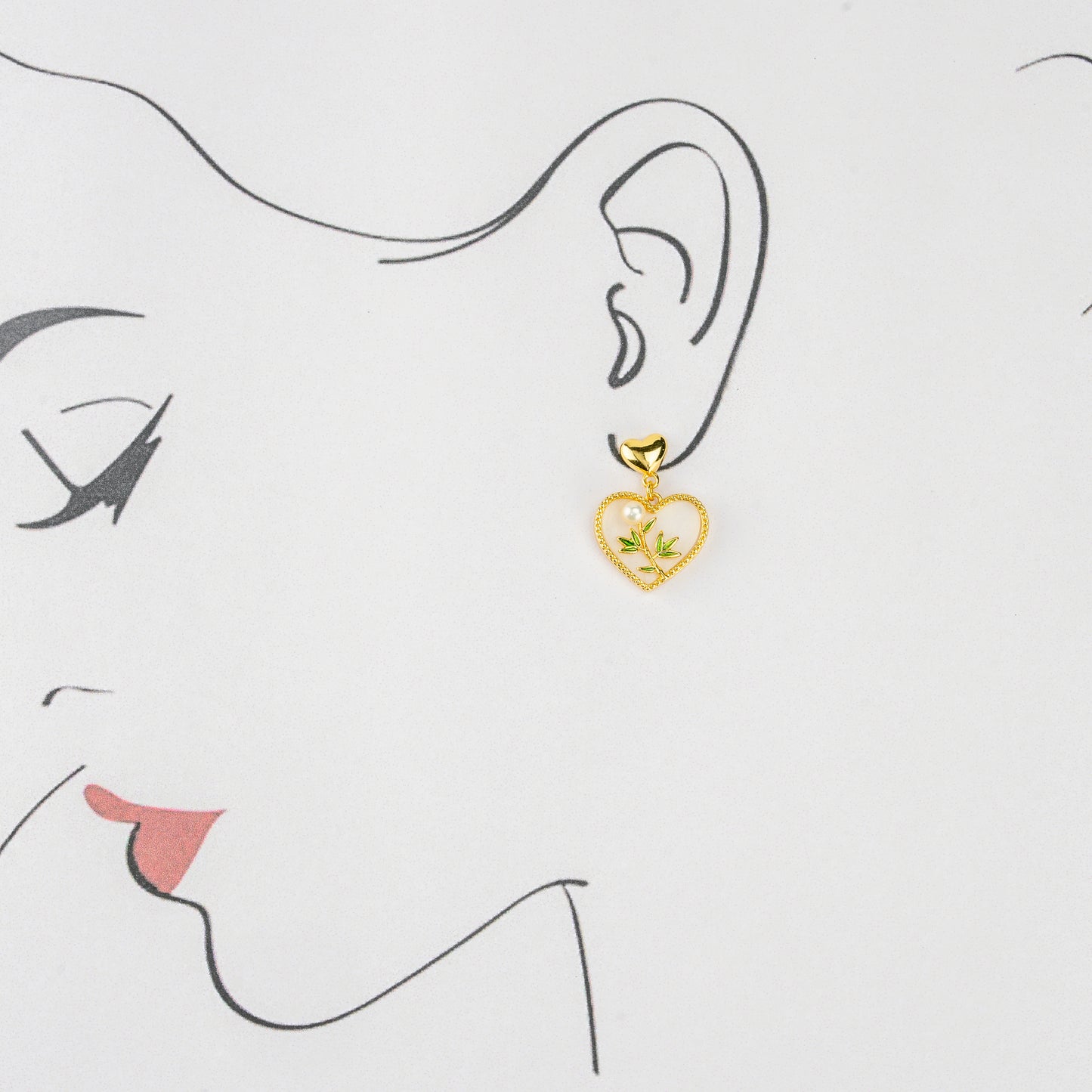 Dramatic Pearl Stud Earrings