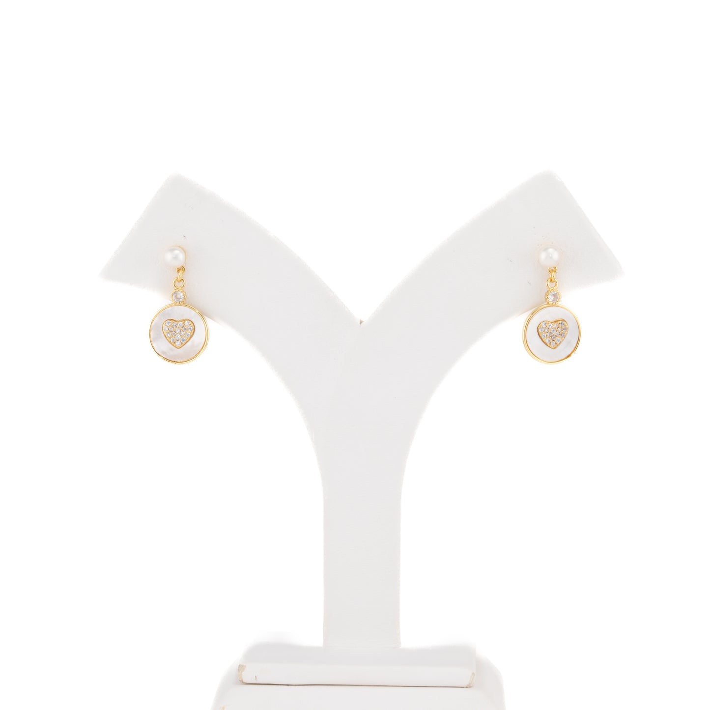 Trendy Freshwater Hanging Pearl Studs Earrings