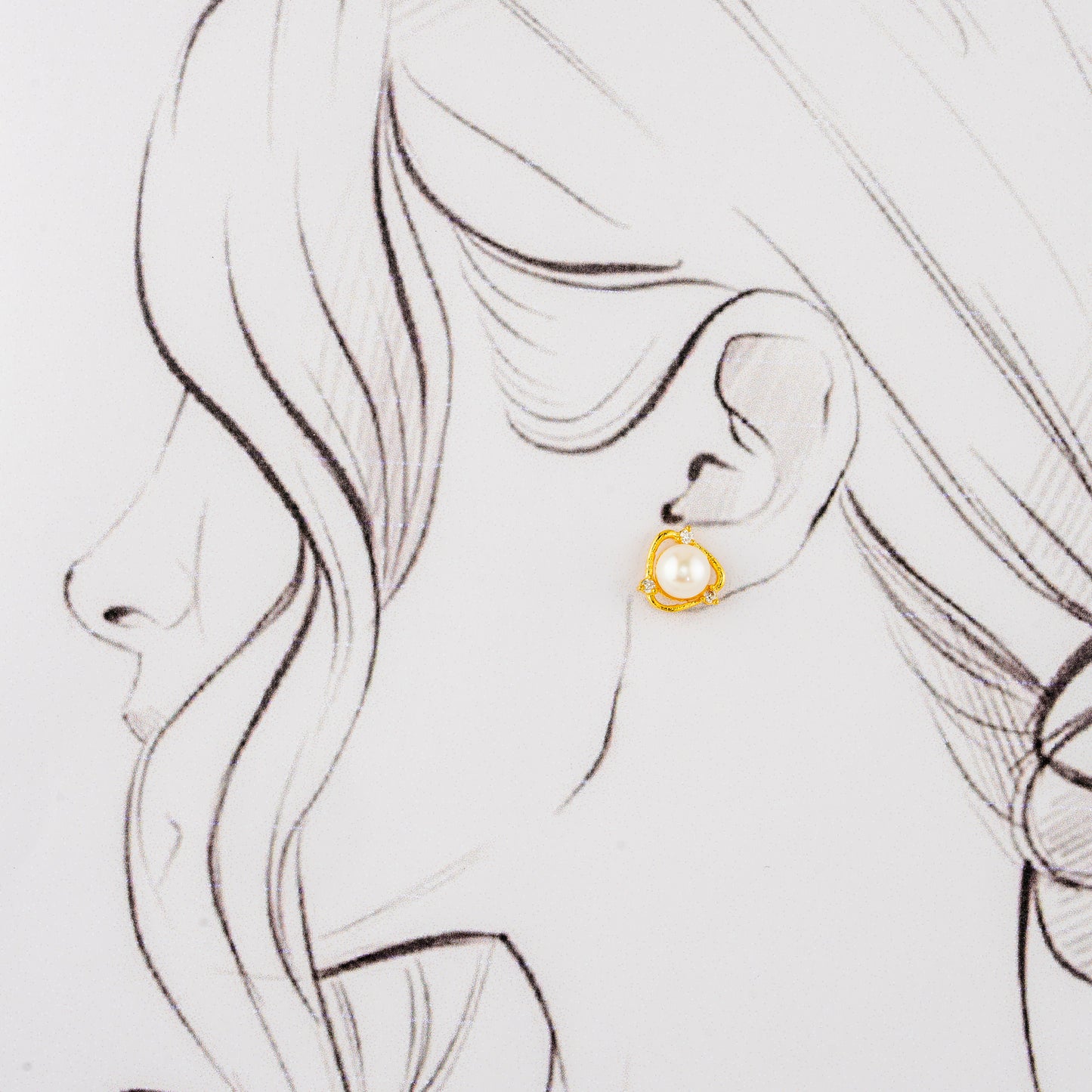 Versatile Pearl Stud Earrings