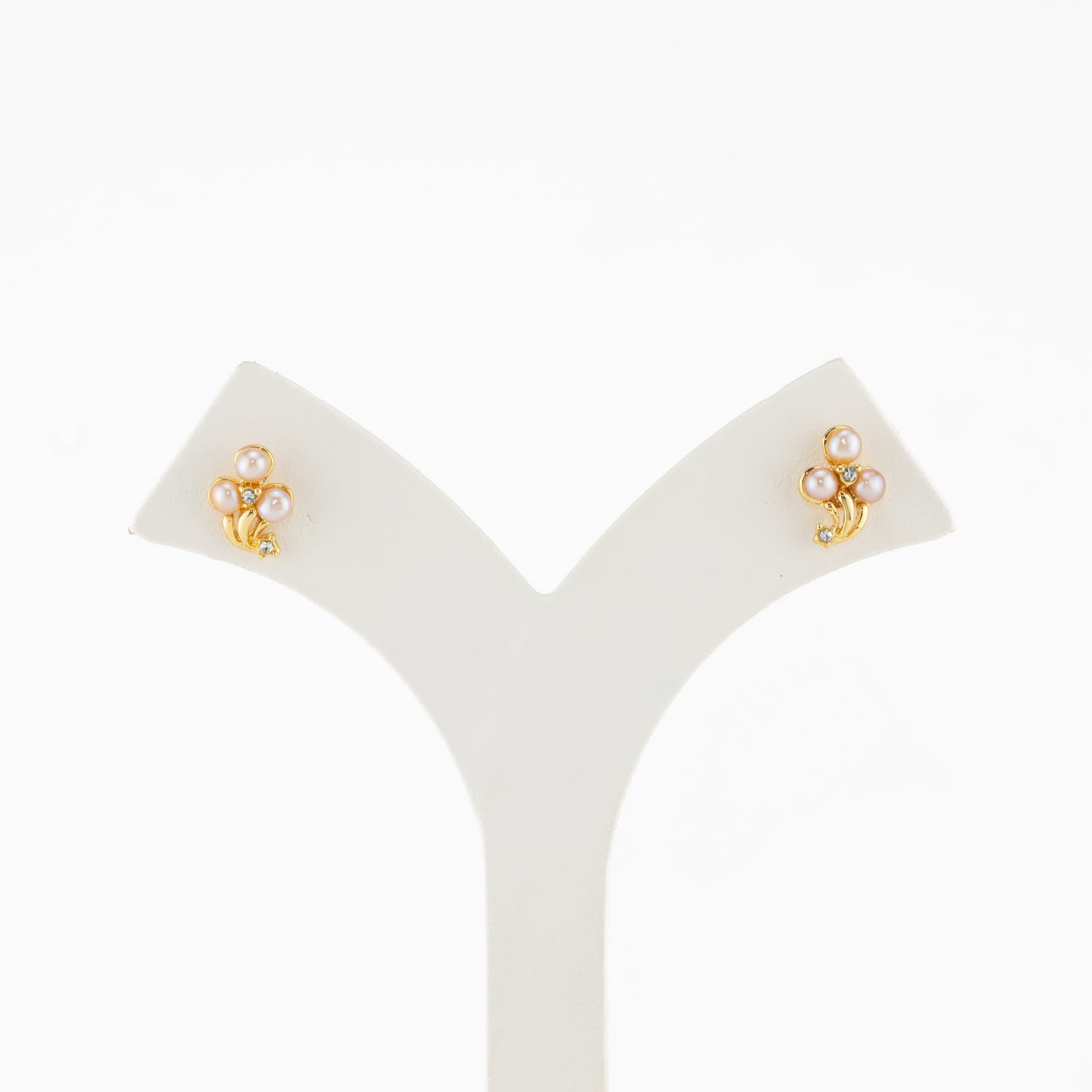 Marvelous Mermaid Tail Pearl Stud Earrings