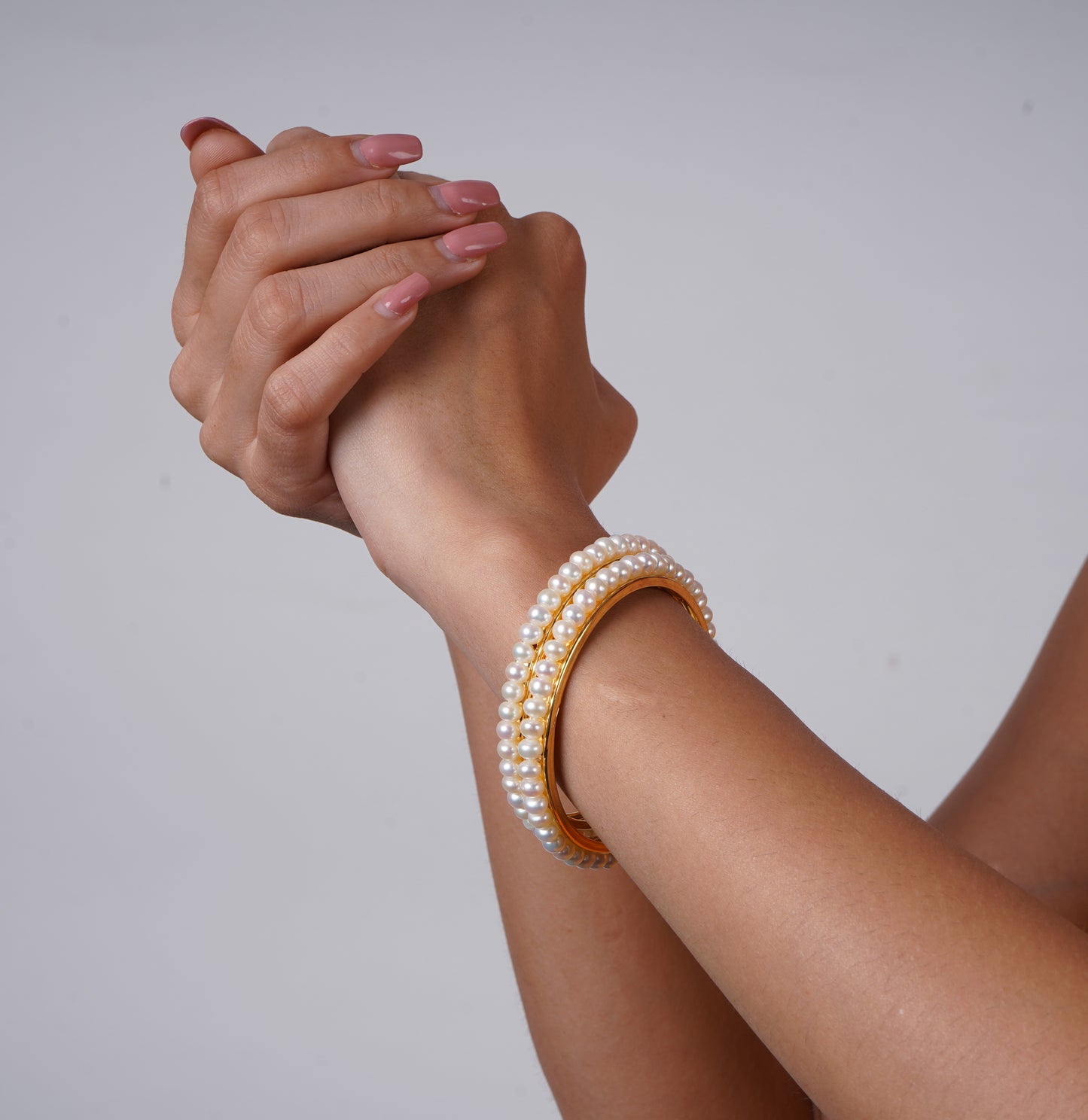 Favorite White Freshwater Pearl Bangles