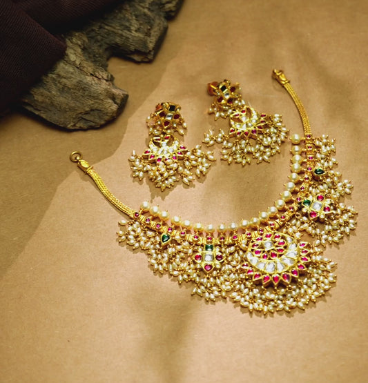 Handcrafted Kundan Gutta Pusalu