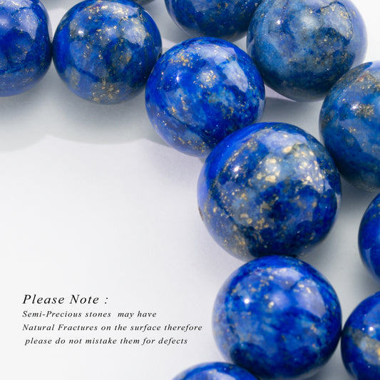 Natural Lapis Lazuli  Beads Necklace