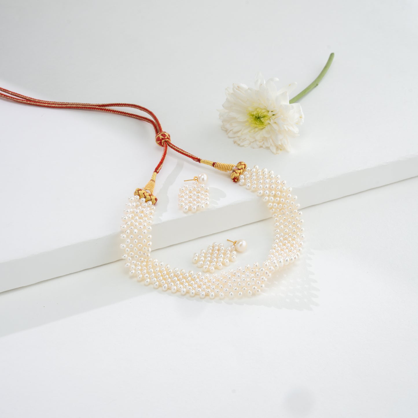 Brilliant Freshwater Pearl Choker Set