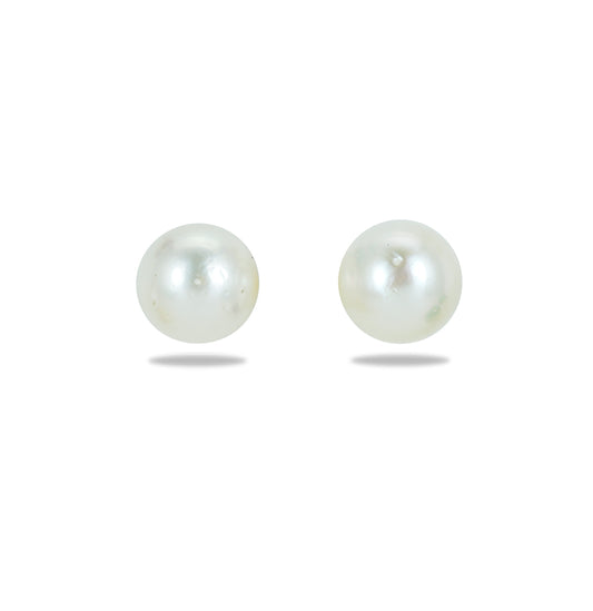 13.0-14.0mm White Saltwater Pearl Stud