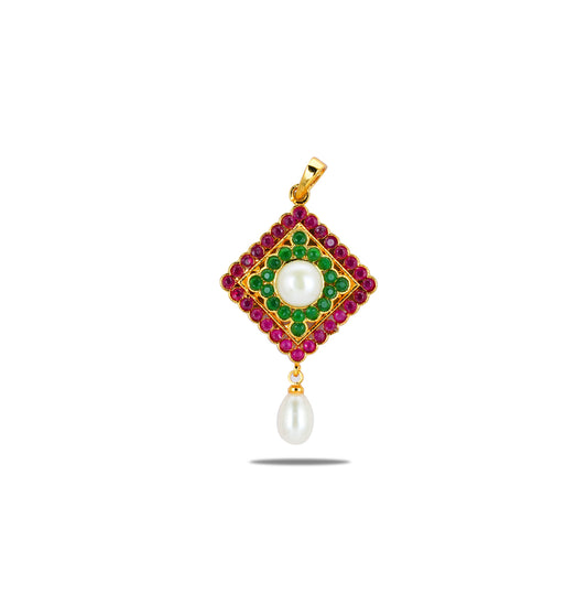 Versatile Multicolor Pearl Locket