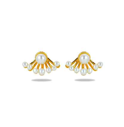 Flexible Freshwater Pearl Stud Earrings