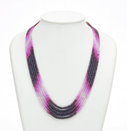 Natural Ruby Shaded Mala