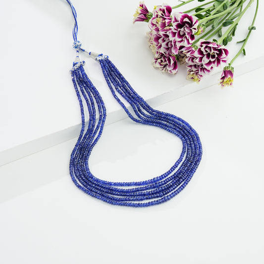 Natural Blue Sapphire Mala