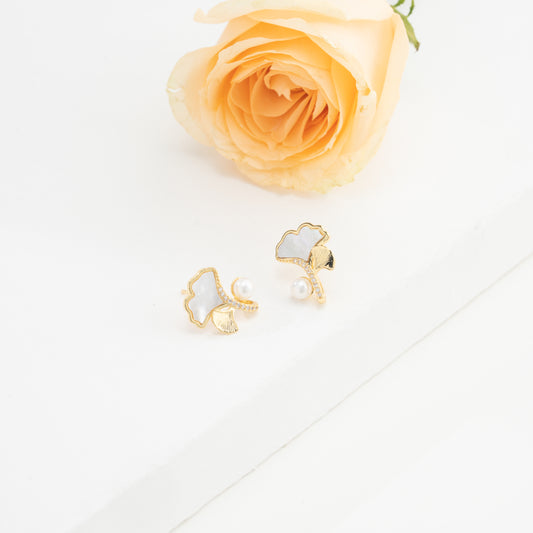 Fancy Pearl Stud Earrings