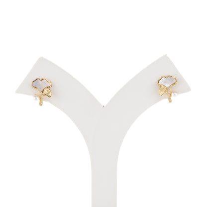 Fancy Pearl Stud Earrings
