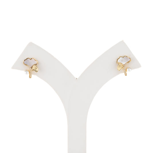 Fancy Pearl Stud Earrings
