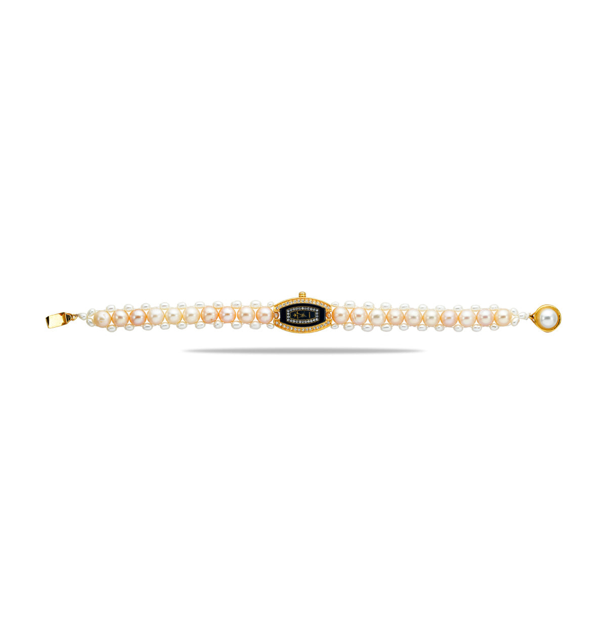 Delicate Freshwater Multicolor Pearl Watch