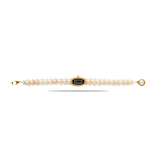 Delicate Freshwater Multicolor Pearl Watch