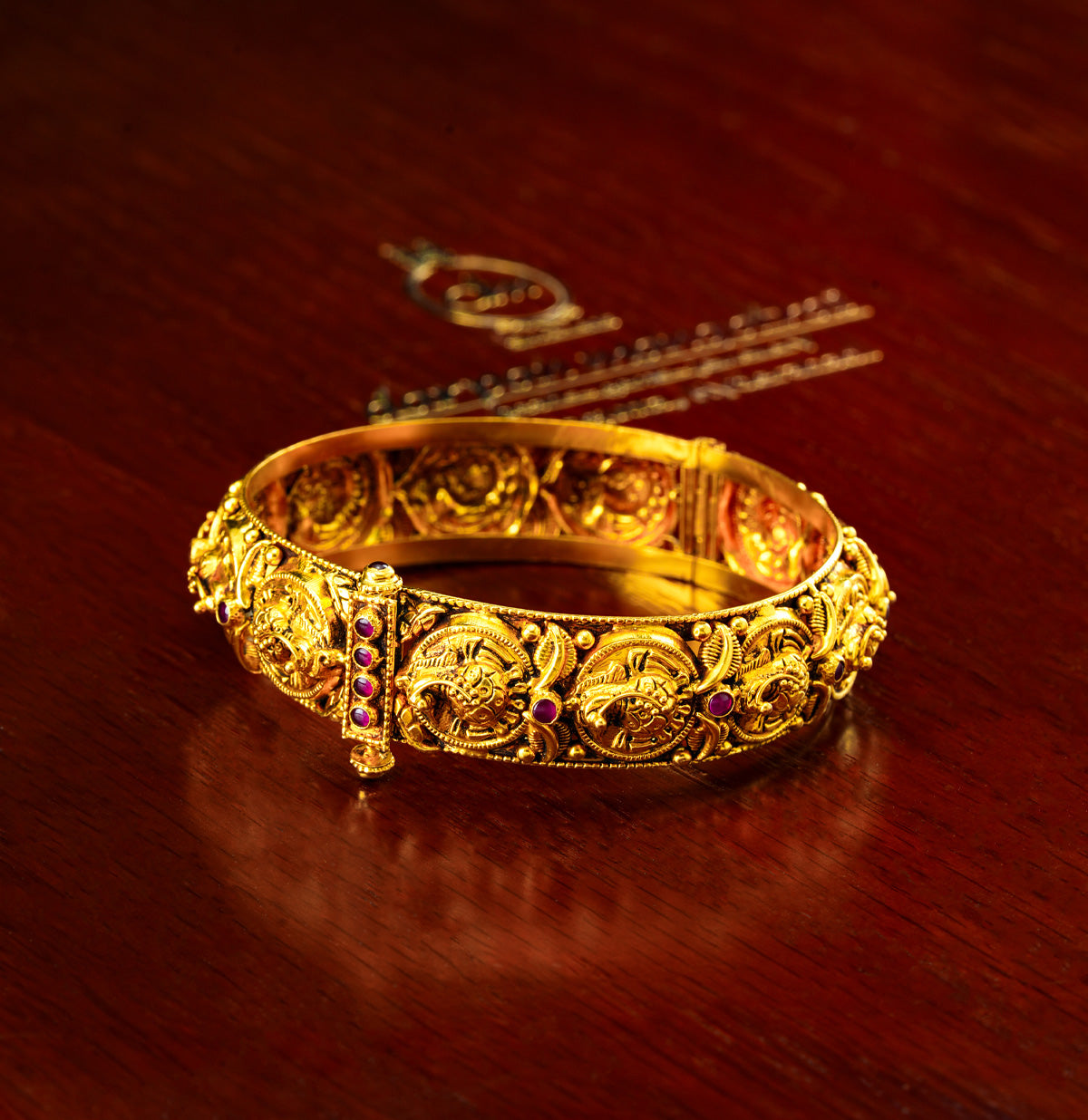 Handcrafted Ruby Bangle – Darpan Mangatrai Pearls & Jewellers