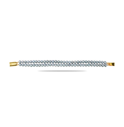 Adorable Round Grey  Pearl Bracelets