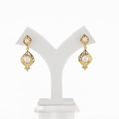 Exotic Fancy Pearl Earrings