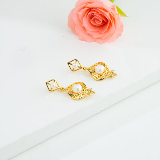 Exotic Fancy Pearl Earrings