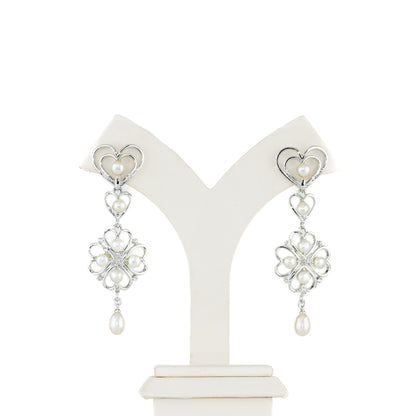Durable Mix Freshwater Pearl Dangling Earrings