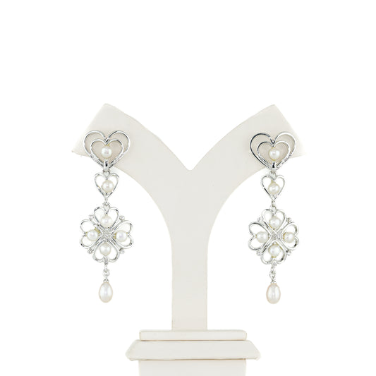 Durable Mix Freshwater Pearl Dangling Earrings