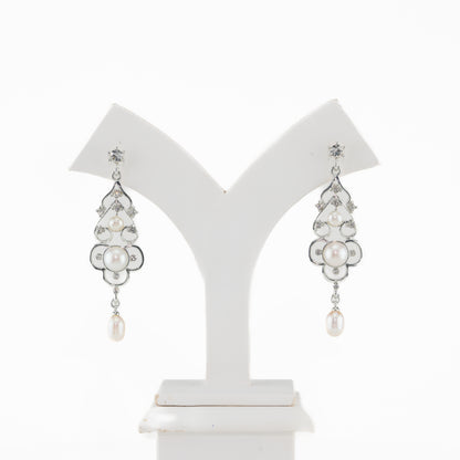 Gorgeous Fancy Freshwater Pearl Hanging Earrings