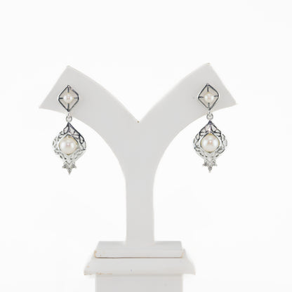 Vintage Mix Fancy Freshwater Pearl Dangling Earrings