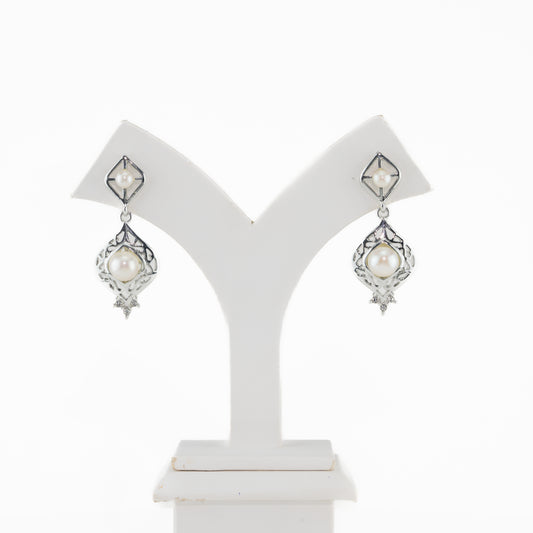Vintage Mix Fancy Freshwater Pearl Dangling Earrings
