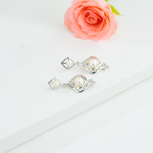 Vintage Mix Fancy Freshwater Pearl Dangling Earrings