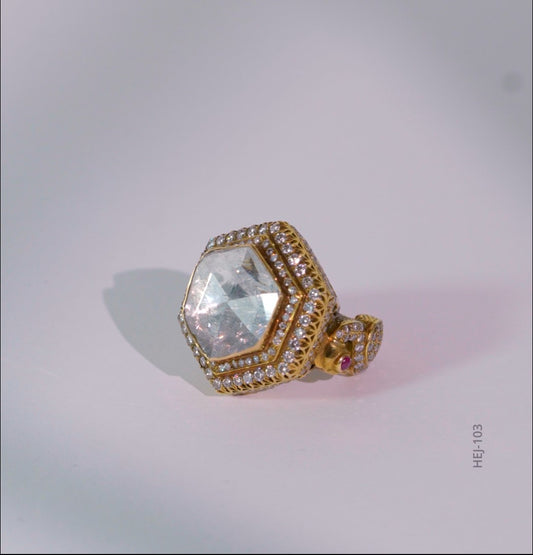 Magnificent Polki Ring