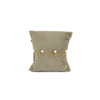 Beautiful White Round Pearl Bracelet