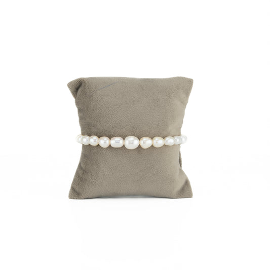 Grading White Drop Pearl Bracelet