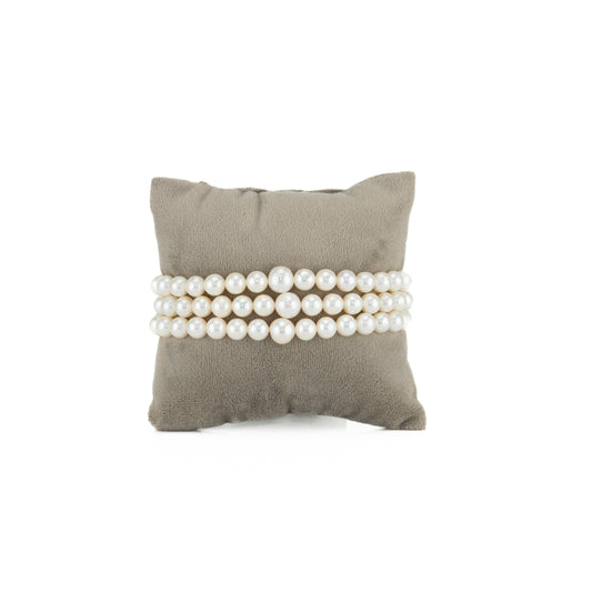 Grading Round White Pearl Bracelet