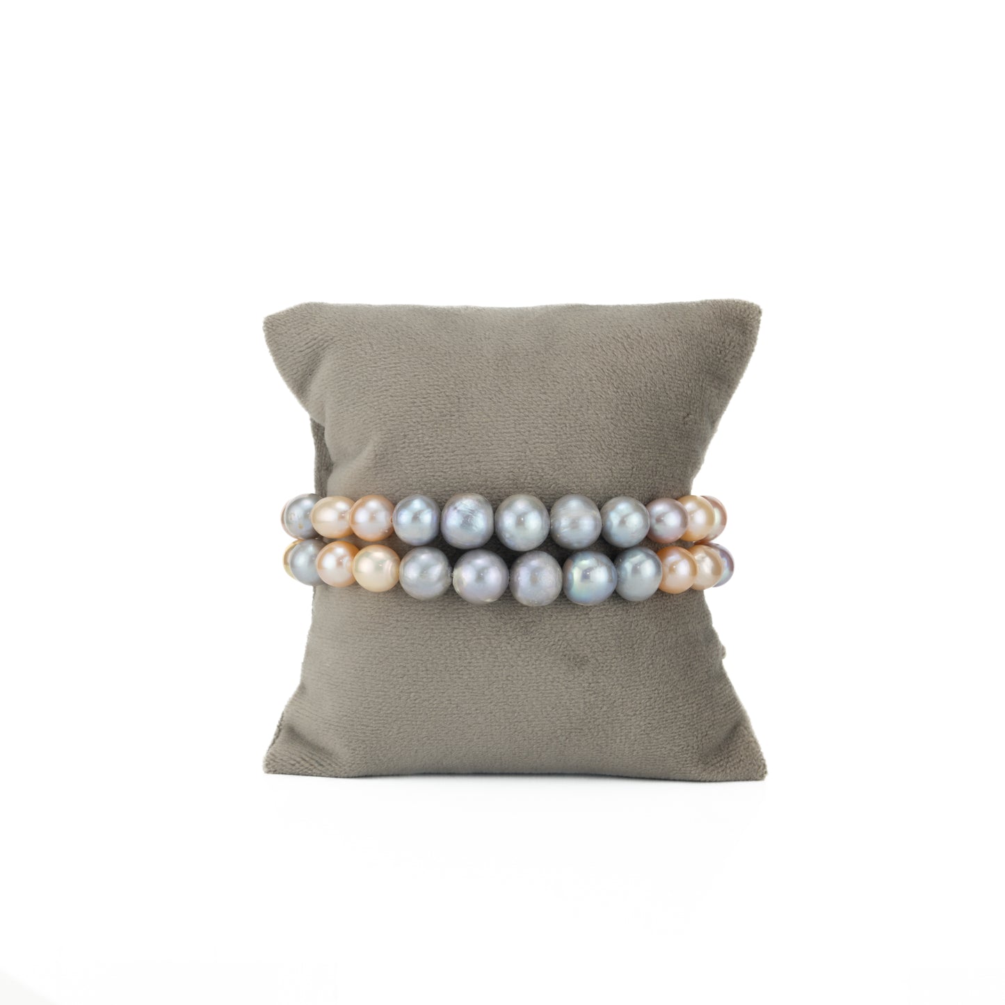 5.0-6.0mm Grey Multicolor Mix Freshwater Pearl Bracelet