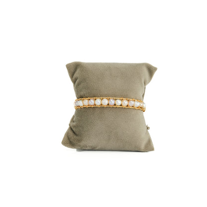 Classic Near Round Multicolor Pearl Bracelet