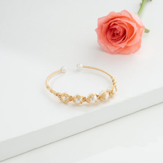 Superior Near Round Freshwater Pearl Bracelet