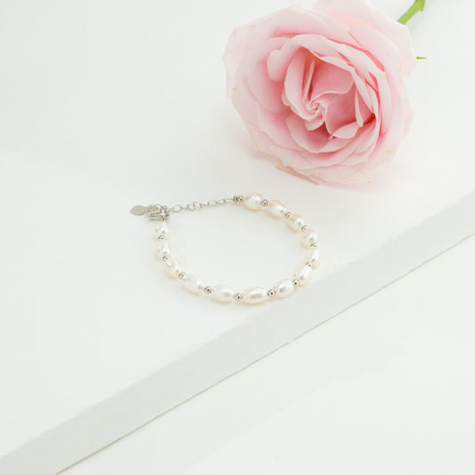 Delicate Drop Freshwater Pearl Bracelet