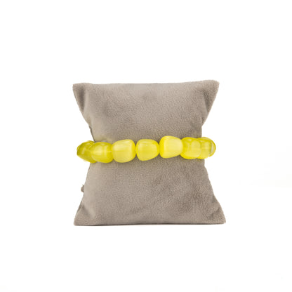 Yellow Semi Precious Beads Bracelet