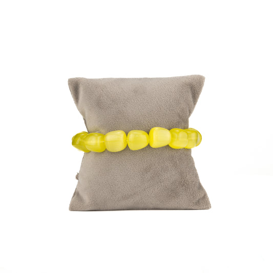 Yellow Semi Precious Beads Bracelet